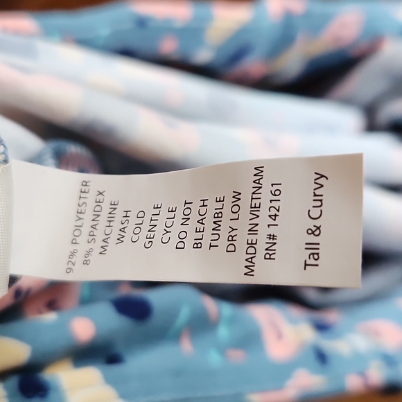 LULAROE LLR TC Ice Cream Cone Buttery Soft Legging Tall Curvy - Picture 6 of 6
